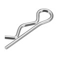 thumbnail image 1 of Unique Bargains 1.8mm x 35mm Carbon Steel R Shaped Spring Cotter Clip Pin Fastener Hardware Silver Tone 100 Pcs, 1 of 2