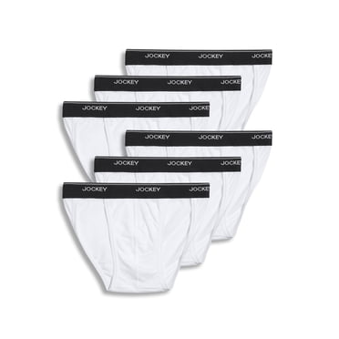 Jockey Men's 100% Cotton Elance String Bikini - 6 Pack