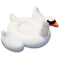 thumbnail image 1 of Swimline Giant Swan Inflatable Ride-On Swimming Pool Raft Float, White, 1 of 8