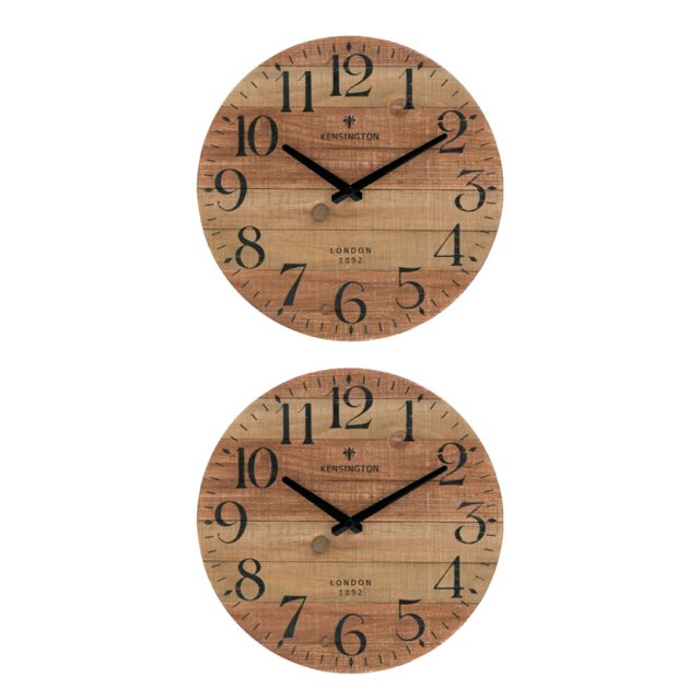 Wweixi Hanging Wall Clock Durable Construction For Long-lasting Decorative Wall Clock Silent Wall Clock As Shown type 5 2Set