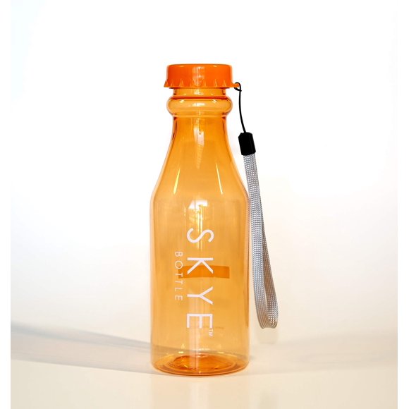 SKYE Bottle - la Bouteille d'Eau la Plus Cool au Monde! Orange Non Givrée 18oz Étanche Sans BPA Sport Grand Goulot Bleu Rose Vert Noir Violet Orange Jaune Rouge-Garçons Filles Hommes Femmes Bureau Gym Plage