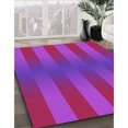 thumbnail image 3 of Ahgly Company Tapis Rectangulaire Lavable en Machine Intérieur Transitionnel Rose Profond, 7 Pieds x 10 Pieds, 3 of 7
