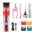 thumbnail image 1 of Dog Hair Clippers Grooming Haircut Trimmer Shaver Set Pets Rechargeable Professional Clipper, 1 of 7