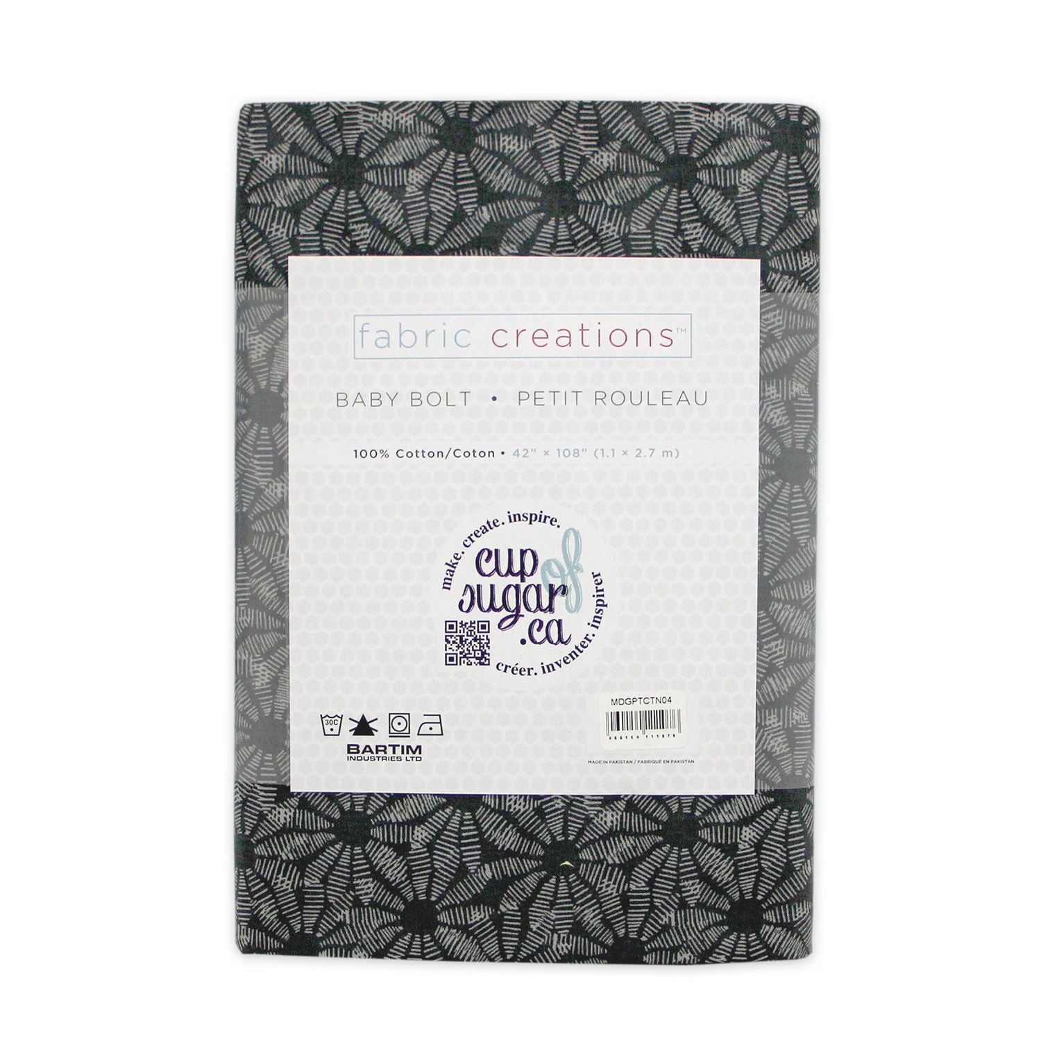 FABRIC CREATIONS Lined Flowers & Arrows coton 274.3 × 106.7 cm (108 × 42 in)