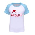 thumbnail image 3 of WEIYLL T-Shirts Filles Imprimé Lettres Manches Courtes Raglan Été Doux Décontracté Hauts Enfant pour 6-7 Ans, 3 of 3