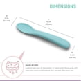 thumbnail image 4 of Melii Silicone Spoons - 3 Pack - for Babies, 4 of 5