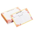 thumbnail image 1 of SNNROO 100 Pcs Recipe Cards Double Sided Recipe Card Set Portable Recipe Cards Blank Recipe Cards to Write in Your Own Recipes for Bridal Shower and Weddings 16x11cm, 1 of 10