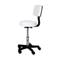 thumbnail image 3 of HOMCOM Tabouret de Massage Réglable Spa Salon de Beauté Chaise Pivotante pour le Visage Élévateur à Gaz Manucure, Blanc, 3 of 6