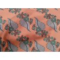thumbnail image 4 of oneOone Cotton Poplin Fabric Leaves Block Printed Fabric 1 Yard 56 Inch Wide, 4 of 4