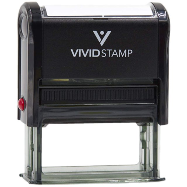 Garantie Bureau Auto-Encrant Caoutchouc Stamp (Encre Noire) - Grand