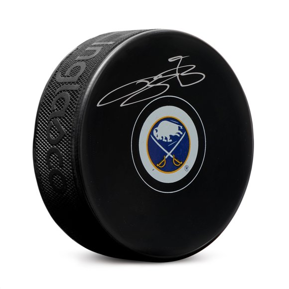 Bowen Byram Autographed Buffalo Sabres Hockey Puck