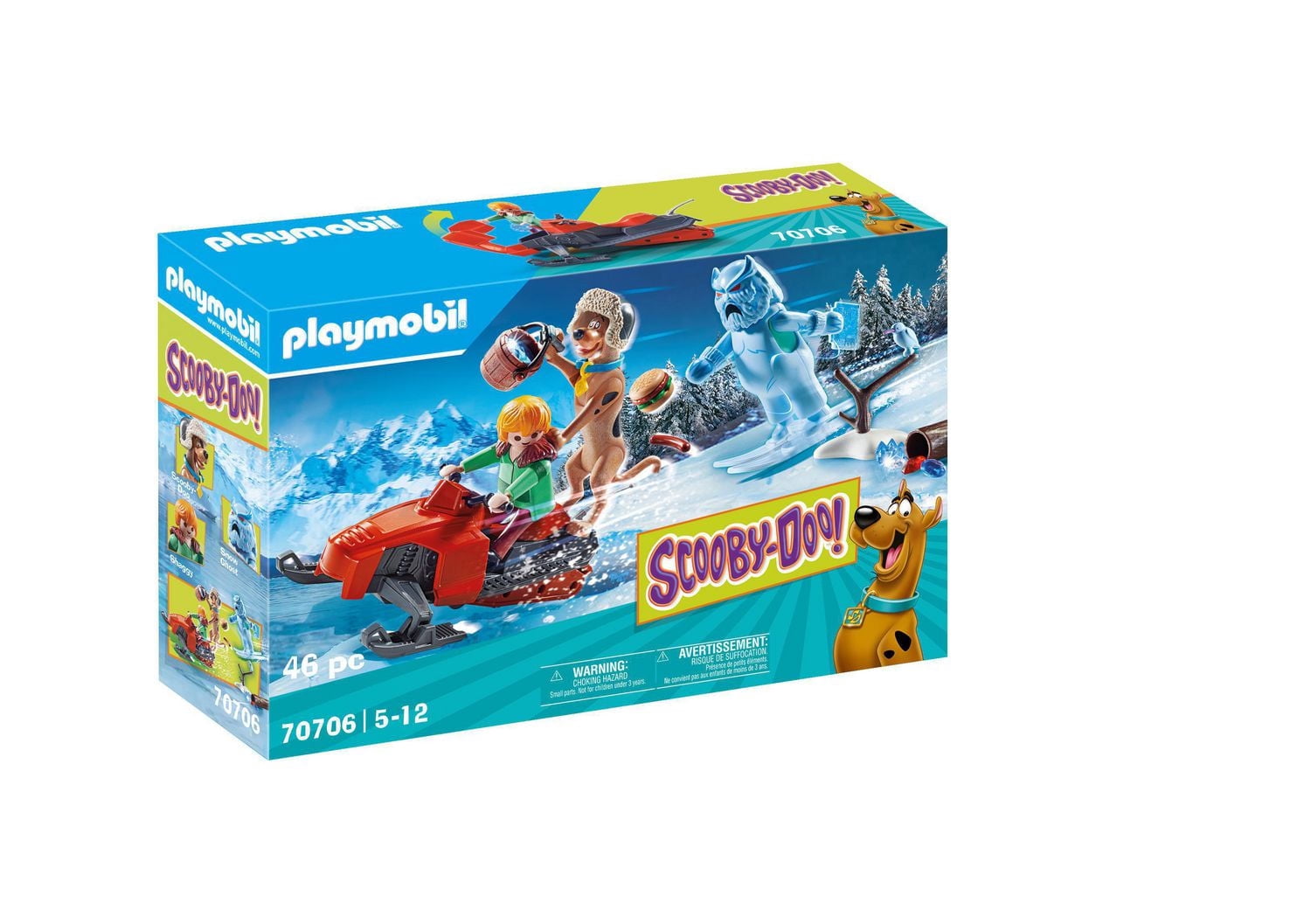 SCOOBY-DOO avec abominable spectre des neiges