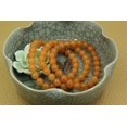 thumbnail image 3 of Bracelet Extensible Unisexe en Perles Rondes de 8 mm en Aventurine Orange Naturelle, 3 of 3