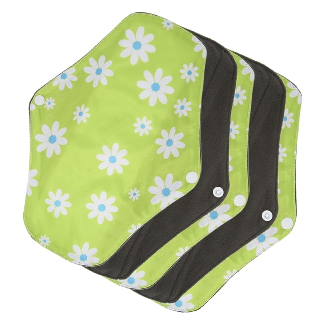 Reusable Menstrual Cloth Pads, Washable Sanitary Pads Incontinence Pads Soft Use Cloth Panty Pads Light For Women For Menstrual Period