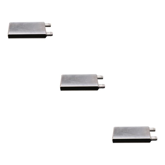 Shengyu Aluminum CPU Liquid Water Cooling Block Accessories Computer Component PC Fitting Heatsink Blocks Heatsinks Parts 40*160mm 3Set