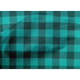 thumbnail image 4 of oneOone Cotton Poplin Turquoise Blue Fabric Gingham Check Sewing Craft Projects Fabric Prints By Yard 56 Inch Wide, 4 of 4