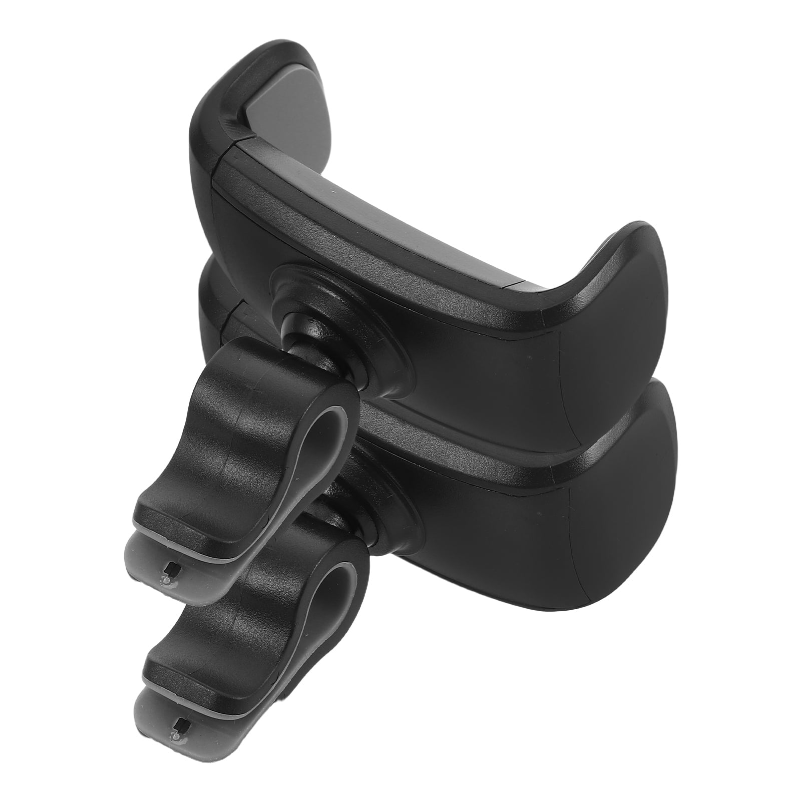 HONMEET 2Pcs Dashboard Phone Holder with Space Saving Design and Adjustable Angle Black