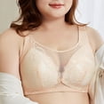 thumbnail image 4 of Clearance Sale 2025 Bra Ladies' Solid Breastfeeding Bra Front Vest Non Rim Cotton Fashion Underwear, 4 of 4