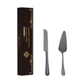 thumbnail image 2 of Sentmoon Flatware Sets Cutlery Set Forks and Spoons Silverware Set Stainless Steel Bread Knife Cake Knife Cake Cheese Pizza Spatula -Plated Long Thick Cutlery Gift Set, 2 of 3