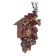 thumbnail image 2 of HerrZeit by Adolf Herr Horloge Coucou - le Chasseur de Cerf Fait Main, 2 of 3