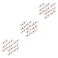 thumbnail image 1 of relayinert Mini Organisateur de Colliers en Forme de Bonbon Rangement de Colliers Rose 10 Pcs 3Ensemble, 1 of 6
