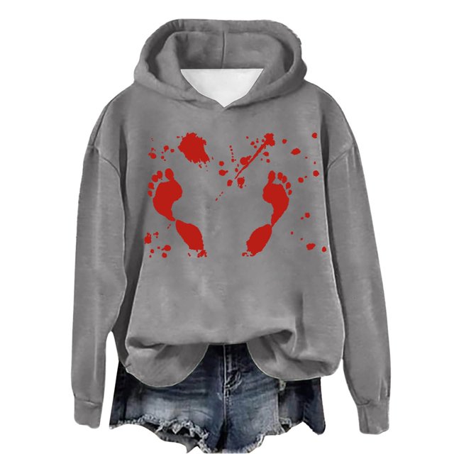 WEAIXIMIUNG Sweat à Rayures pour Femmes Automne et Hiver 2025 Tendance avec Capuche et Imprimé Lettre