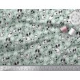 thumbnail image 2 of Soimoi Rayon Fabric Crossbone & Skull Halloween Decor Fabric Printed Yard 42 Inch Wide, 2 of 3