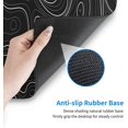 thumbnail image 3 of Topographic Contour Map XL Mouse Pad Gaming Extended Large Mousepad with Nonslip Rubber Base Stitched Edges Laptop Desk Pad Computer Keyboard Mouse Mat for Company Office Gamer, 3 of 5