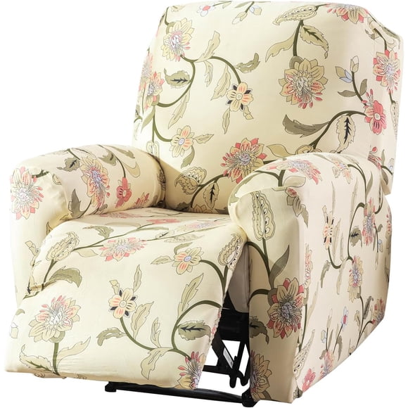 Stretchable Printed Recliner Cover – Protective Elastic Slipcover for Home Reclining Chairs