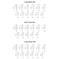 thumbnail image 4 of 28PCS Fake Nails Tips Set Different Sizes Natural French Short False Nails Tips Full Cover Acrylic Artificial Nails for Nail Salons & DIY Nail Art Tool, 4 of 9