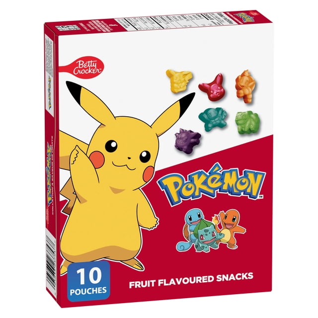 Betty Crocker Pokemon Fruit Flavoured Snacks