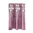 thumbnail image 2 of Lubelski Solid Color Flower Window Balcony Short Curtain Kitchen Valance Drape Home Decor Kitchen Curtain Coffee Short Curtain Door Decor, 2 of 3