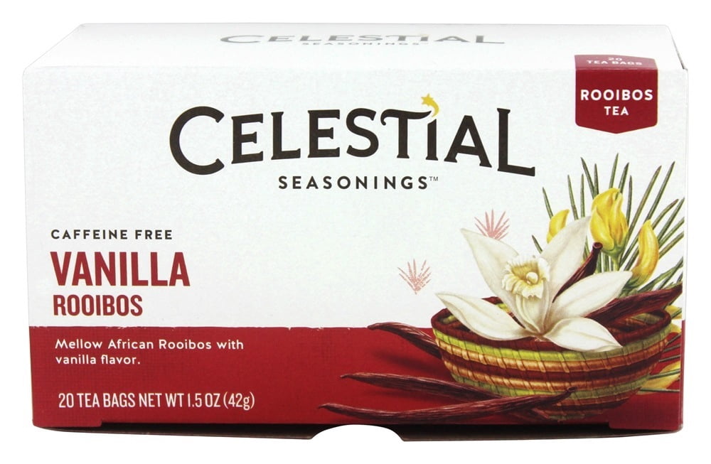 Celestial Seasonings - Rooibos Tea Caffeine Free Vanilla - 20 Tea Bags