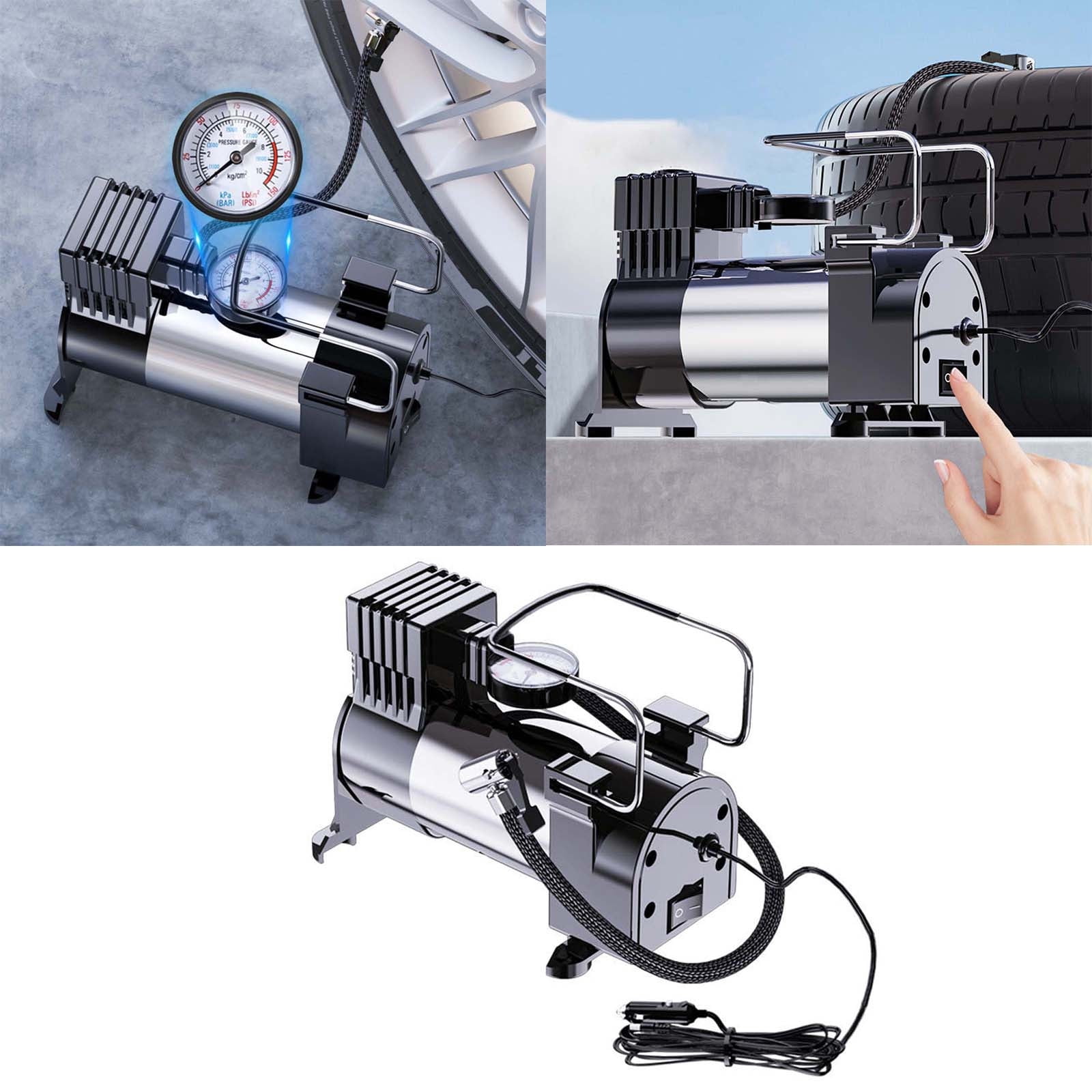 Xuewenshw Tire Multifunction Inflatable Vehicle With Inflator Vehicle Inflatable Cylinder Small Vehicle Portable Car 12v Portable Compressor Tire Inflator Small Mattress