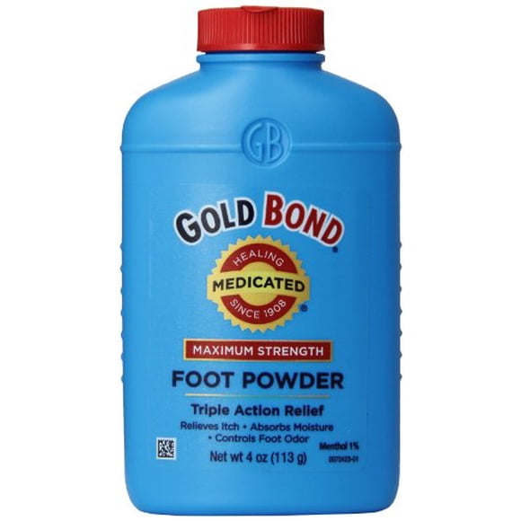 Gold Bond Poudre pour les Pieds Force Maximale 4 Onces