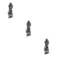 thumbnail image 2 of relayinert Belle Robe en Dentelle Florale avec Patch Applique pour Robes de Mariage Uniques Robe de Mariage Unique Applique en Dentelle Ondulée Bleue 3ensemble, 2 of 6