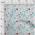 thumbnail image 2 of oneOone Rayon Red Fabric Tool Sewing Craft Projects Fabric Prints By Yard 56 Inch Wide, 2 of 4