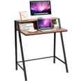 thumbnail image 1 of Costway 2 Tier Computer Desk PC Laptop Table Study Writing Home Office Workstation, 1 of 10