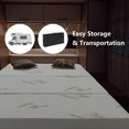 thumbnail image 4 of Gymax Queen 3'' Tri-fold Memory Foam Floor Mattress Topper Portable w/ Carrying Bag, 4 of 10