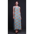 thumbnail image 2 of Bimba Robe Longue Maxi de Soirée pour Femmes en Rayonne à Imprimé Floral, Dos Nu, Bretelles Spaghetti - XX-Grand, 2 of 5