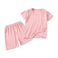 thumbnail image 1 of Birdeem Ensemble T-Shirt à Col Rond à Manches Courtes Uni et Short Taille Basse pour Bébés Garçons et Filles, 1 of 1