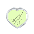 thumbnail image 1 of Tweet Bird Fowl Chirp Warble Mirror Travel Magnification Portable Handheld Pocket Makeup, 1 of 3