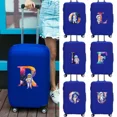 thumbnail image 2 of Luggage Cover Washable Case Cover Protective Case Scratch Proof Case Cover Suitable for Astronaut Print Pattern Fits 18-32 Inch 8astronaut letter N M, 2 of 6