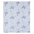 thumbnail image 2 of Disney Stitch Allover Print Baby Blanket, Unisex, Blue, 2 of 7
