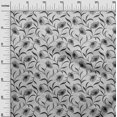 thumbnail image 3 of oneOone Cotton Jersey Gray Fabric Florals Craft Projects Decor Fabric Printed By The Yard 58 Inch Wide, 3 of 5