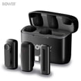 thumbnail image 3 of Bower Dual Wireless Microphone System with Noise Reduction, Charging Case & USB-C Receiver, 3 of 6