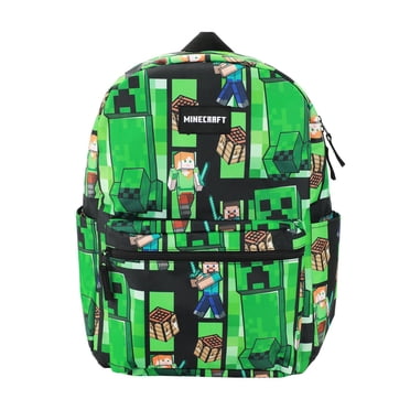 Sac À Dos Minecraft 17" Prêt Pour L’Aventure Avec Imprimé De Personnages