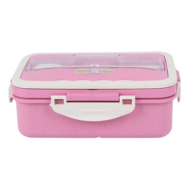 RKSTN Bento Box Double-layer Bento Box Japanese-style Microwave Lunch Box Office Worker Reducing Meal Divided Lunch Box Bento Box