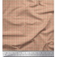 thumbnail image 1 of Soimoi Tissu Poly Georgette Triangle Petit Imprimé Tissu au Mètre 42 Pouces de Large, 1 of 3