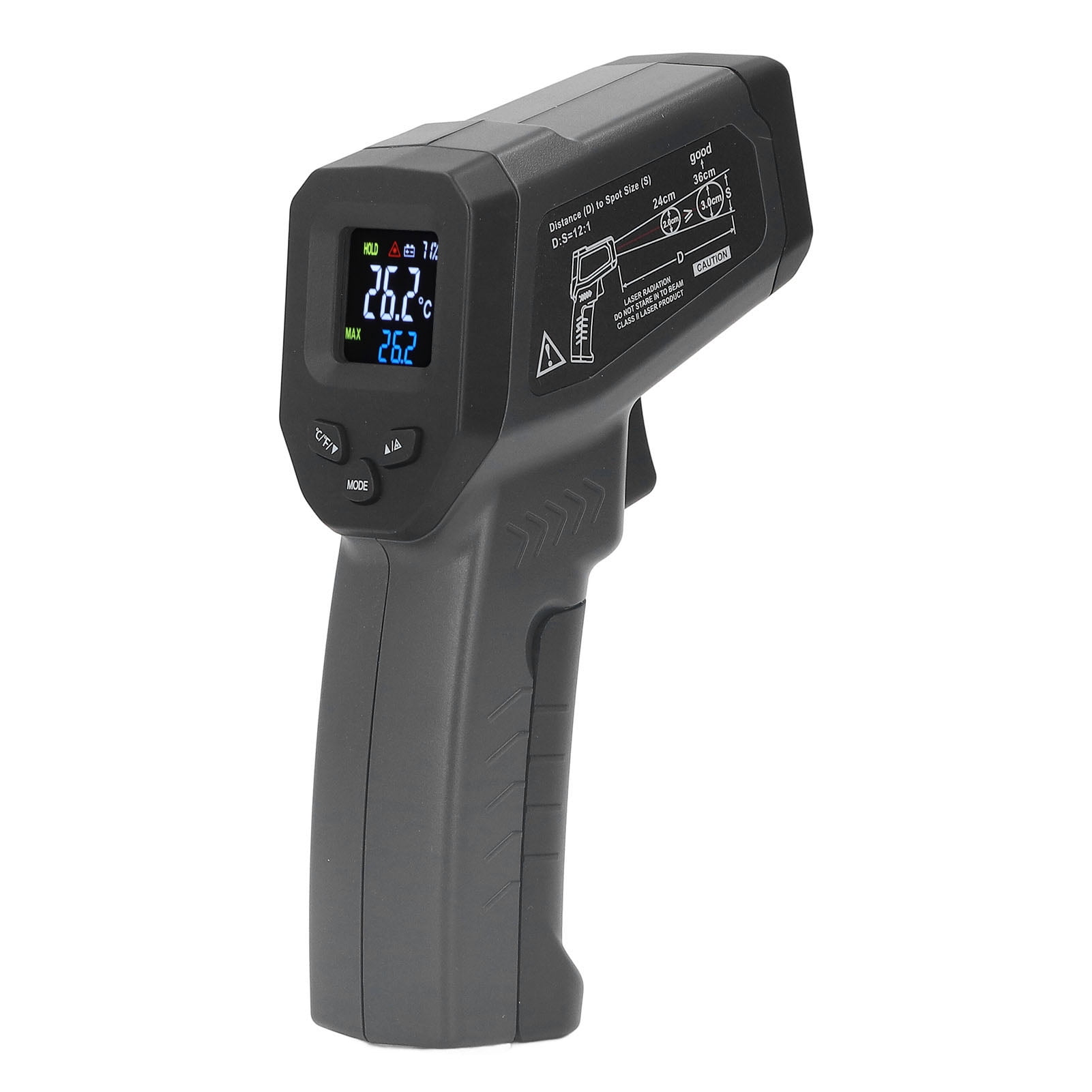 Infrared , Backlit LCD Display Accurate Measurement Infrared  Temperature Gun with Low Power Indicator for Kitchen